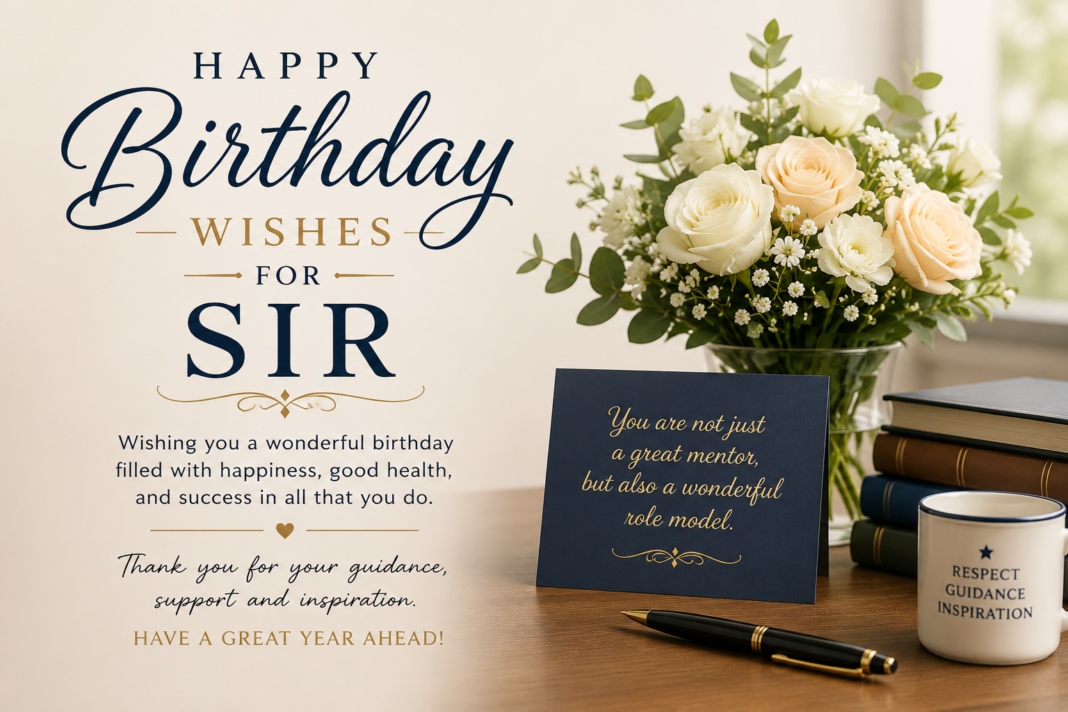 Birthday Wishes for Sir